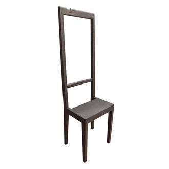 Covo Alfred dressing chair, dark grey (RAL 7024)