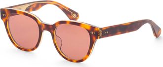 Garrett Leight Womens 48 mm Brown Sunglasses