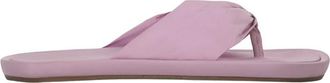 Red Valentino Minimalistische en elegante teenslipper - Dames - Slippers - Paars - 37 EU - Polyester - Schoenen