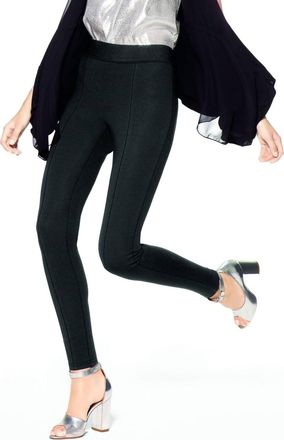 Hue High Waist Black Out Ponte Legging
