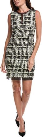 St. John Wool-Blend Mini Dress