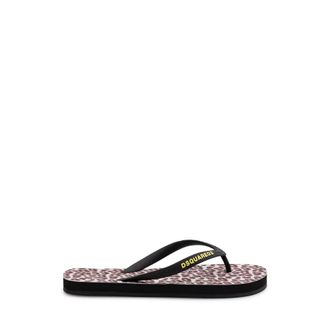 Dsquared2 Flip Flops, female, Black, Size: 10 US M4269 Flip Flops