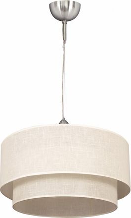 Fabrilamp Fabrilamp - Colgante Doble 1l. Beis/beis Cilind (50/40/reg)
