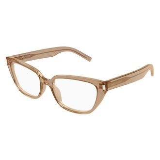 Saint Laurent Cat-eye Optisch Montuur - unisex - Accessoires - Beige - Maat: 55 MM