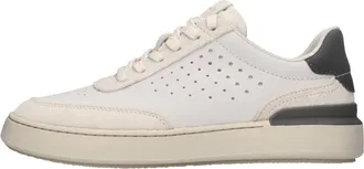 Clarks Courtlite Run - Heren - Sneakers - Wit - 40 EU - Leer - Schoenen