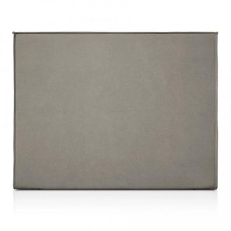 Colch&oacute;n Morfeo Cabecero de madera tapizado antracita 190x125 cm. Para cama de 180 cm