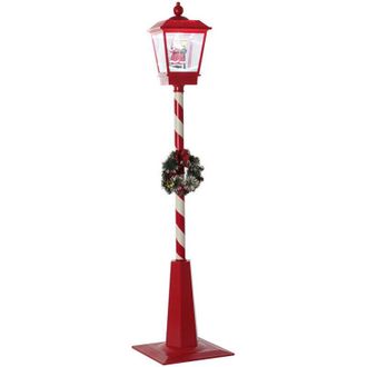 DKD Home Decor Lampioni DKD Home Decor Bianco Rosso 30 x 30 x 180 cm