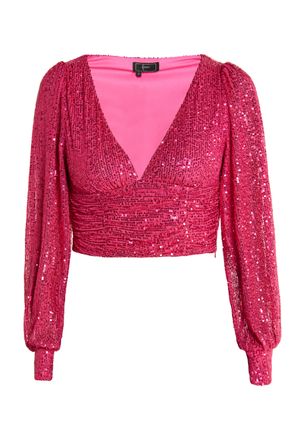 Faina longsleeve-shirt Dames roze