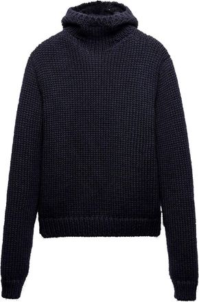Prada Wool Hooded Sweater