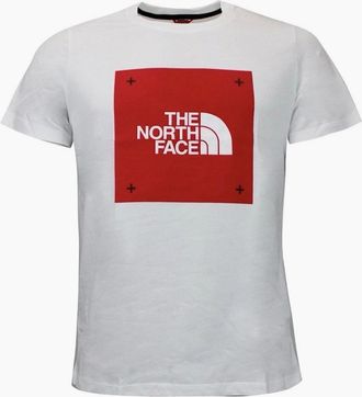 The North Face Womens The North Face Womens Red Box Logo T-Shirt White/Red - Size: 10/8