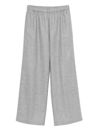 Aspesi elasticated-waistband trousers - Grey