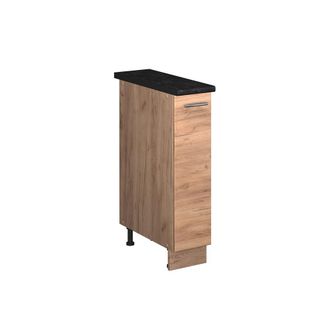 Vicco Mueble De Botica Fame-line, Roble Dorado/roble Dorado, 20 Cm, Et Antracita, Vicco