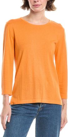 Forté Cashmere Coastal Silk & Cashmere-Blend Sweater