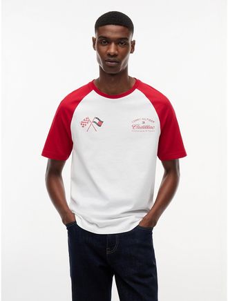 Tommy Hilfiger Mens Tommy x Cadillac F1 Team Speed T-Shirt - White - XL