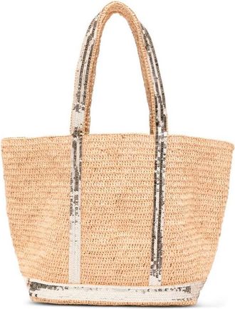 Vanessa Bruno Raphia Medium Cabas Tote