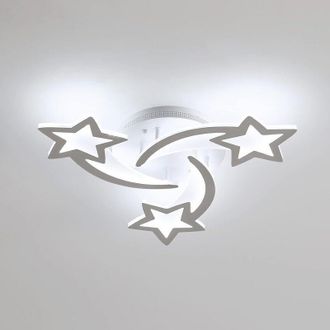 OEM L&aacute;mpara De Techo Led De 30 W - Luz Blanca Fr&iacute;a De 6000 K - Aluminio Y Acr&iacute;lico - 50 Cm De Di&aacute;metro - &Aacute;rea De Iluminaci&oacute;n: 8-20 M&sup2;