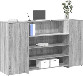 vidaXL Vidaxl - Mostrador De Recepci&oacute;n Sonoma Gris 180x50x103,5 Cm