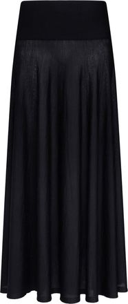 Alaia Black Maxi Skirt