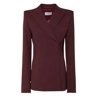 Sportmax Dames, Jassen, Bruin, Maat: XS Wol