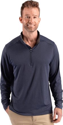 Cutter & Buck Forge Recycled Four-Way Stretch Mens Quarter Zip Pullover