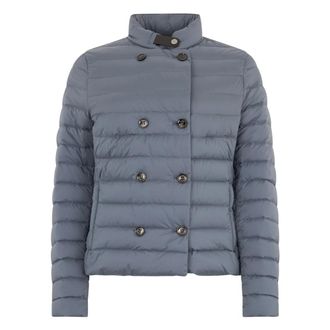 Moorer Winter Jackets, female, Gray, Size: XL Cleme Padded Jacket