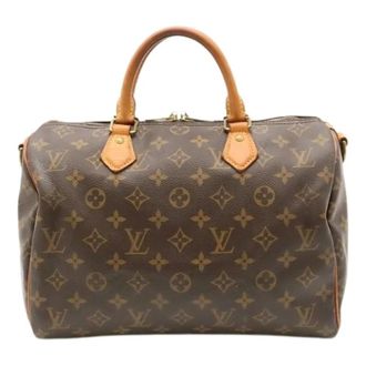 Louis Vuitton Pre-owned Speedy Bandouliere Monogram Handbag - Dames - Pre-owned - Bruin - Maat: ONE Size Taf