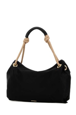 Prada Womens Black Fabric Shopping Bag Nero Borse A Mano