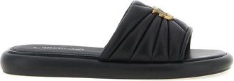Pinko Womens Slippers Black Footwear - Flats