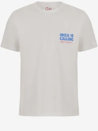 MC2 Saint Barth Logo-Print Cotton T-Shirt - White