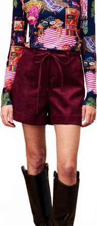 FRNCH Ginette Short In Burgundy