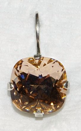 Mariana Womens Natural Stones Earrings In Amber