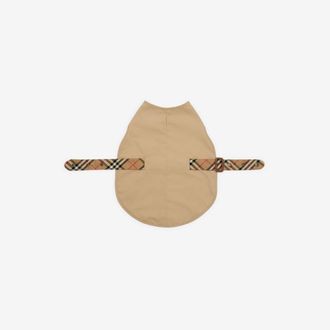 Burberry Gabardine Dog Coat, Size: XS