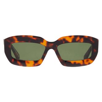 Off-white CHARLOTTE Green Oval Unisex Sunglasses OERI138 6055 54