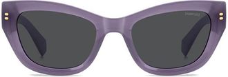 Polaroid PLD 6237/S/X Polarized 789/M9 Womens Sunglasses Purple Size 52