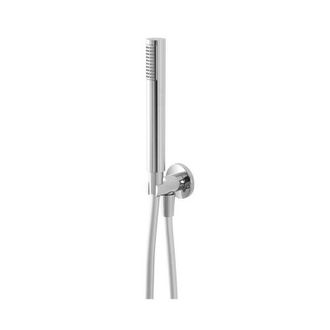OEM Conjunto De Ducha D&uacute;plex Redondo Con Toma De Agua Y Flexo - Serie Platinum