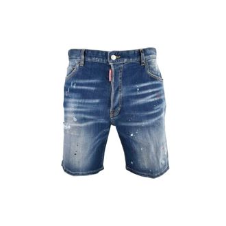 Dsquared2 Hombre, Pantalones cortos, Azul, Talla: XL