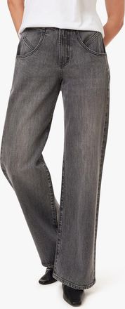 Habitual Blaine High Waist Straight Leg Jeans in Charcoal at Nordstrom, Size 28