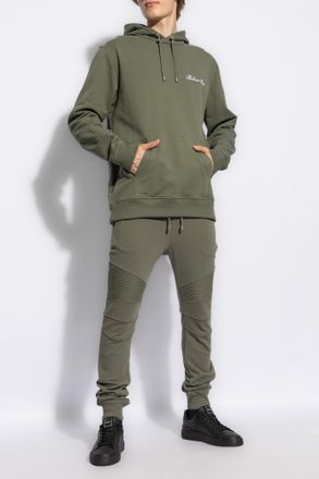 Balmain Sweatshirt With Logo, Mens, Green
