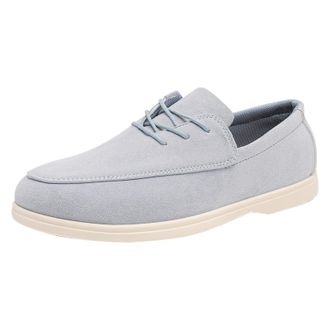 Generic Mens Driving Shoes with Memory Insoles Classic Design Comfortable Casual and Business Shoes Men Casual Shoes Size 12 (Sky Blue, 5.5)