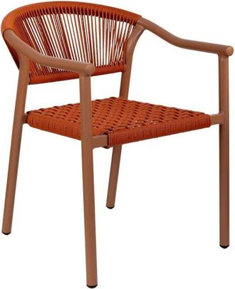Wanderlust Deco Wanderlust Deco - Silla De Ratan Sint&eacute;tico Naranja 56x60x78