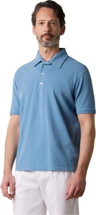 Brooks Brothers Washed Cotton Piqu&eacute; Polo - Heren - Polos - Blauw - L - Katoen - Tops