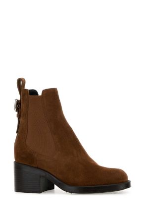 Chlo&eacute; Womens Dakota Ankle Boot Brown Suede