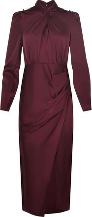 Self Portrait Dress Made Of Satin