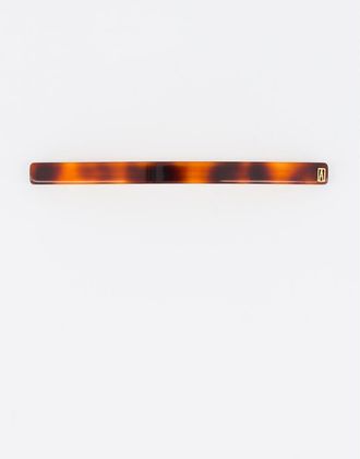 Alexandre de Paris Tuileries Fin Acetate Barette in Tortoiseshell at Nordstrom