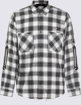 Amiri Shirts Blacks And Greys-Uomo