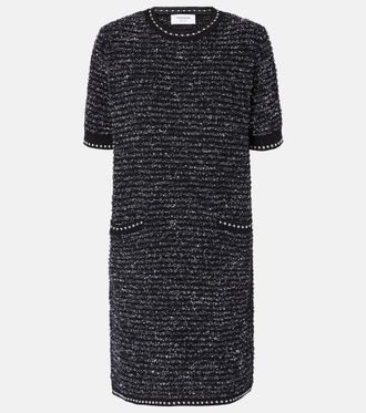 Thom Browne Cotton-blend tweed minidress