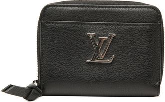 Louis Vuitton Black Noir Leather Coin Purse/Coin Case (Pre-Owned)