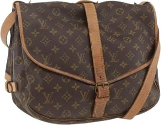 Louis Vuitton Pre-owned Cross Body Bags, female, Brown, Size: ONE SIZE Pre-owned Vintage Monogram Crossbody Bag