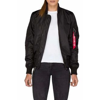 Alpha Industries Dames, Jassen, Zwart, Maat: XS