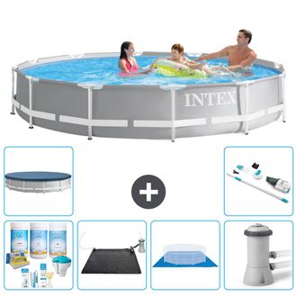 Intex Piscina Prism Frame Redonda - 366x76 Cm - 7-piezas S20519